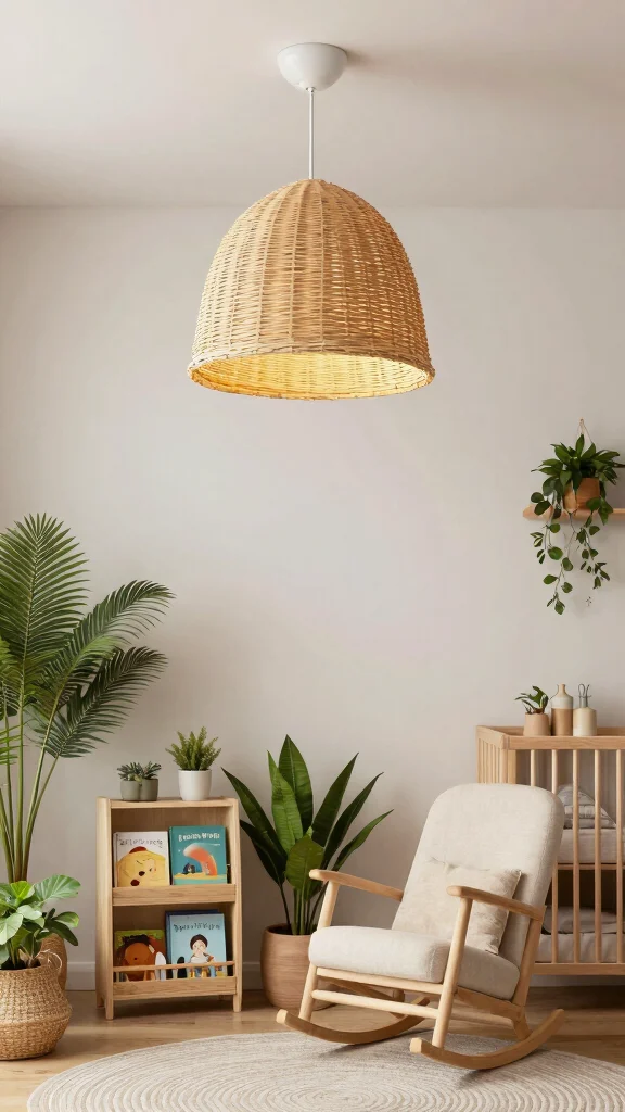 12 Nursery Light Fixture Ideas for a Beautiful Safe Baby Room Ceiling - 4. Nature-Inspired Lighting 1
