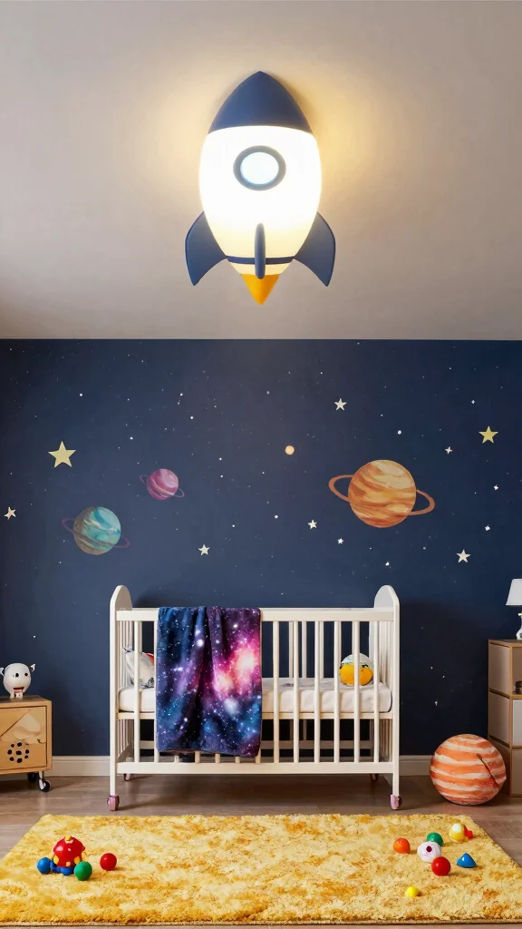 12 Nursery Light Fixture Ideas for a Beautiful Safe Baby Room Ceiling - 6. Fun Themed Lighting Fixtures 1