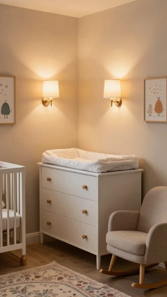 12 Nursery Light Fixture Ideas for a Beautiful Safe Baby Room Ceiling - 7. Adjustable Wall Sconces 1
