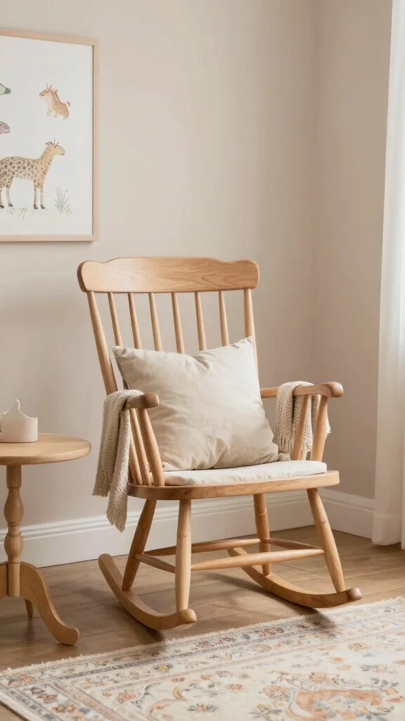 12 Nursery Rocking Chair Ideas for a Cozy Classic Feeding Corner - 1. The Classic Windsor Rocking Chair 1