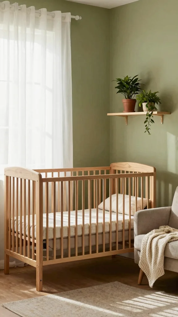 12 Nursery Wall Ideas for Paint Wallpaper and Decor - 1. Earthy Tones for a Calming Environment 1