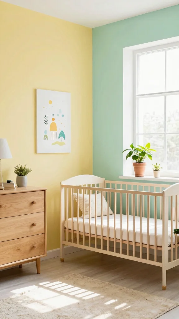 12 Nursery Wall Ideas for Paint Wallpaper and Decor - 6. Eco-Friendly Paints 1