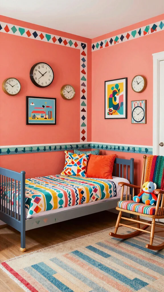 12 Nursery With Daybed Ideas for a Dual-Purpose Baby and Guest Room - 8. Retro Revival 1