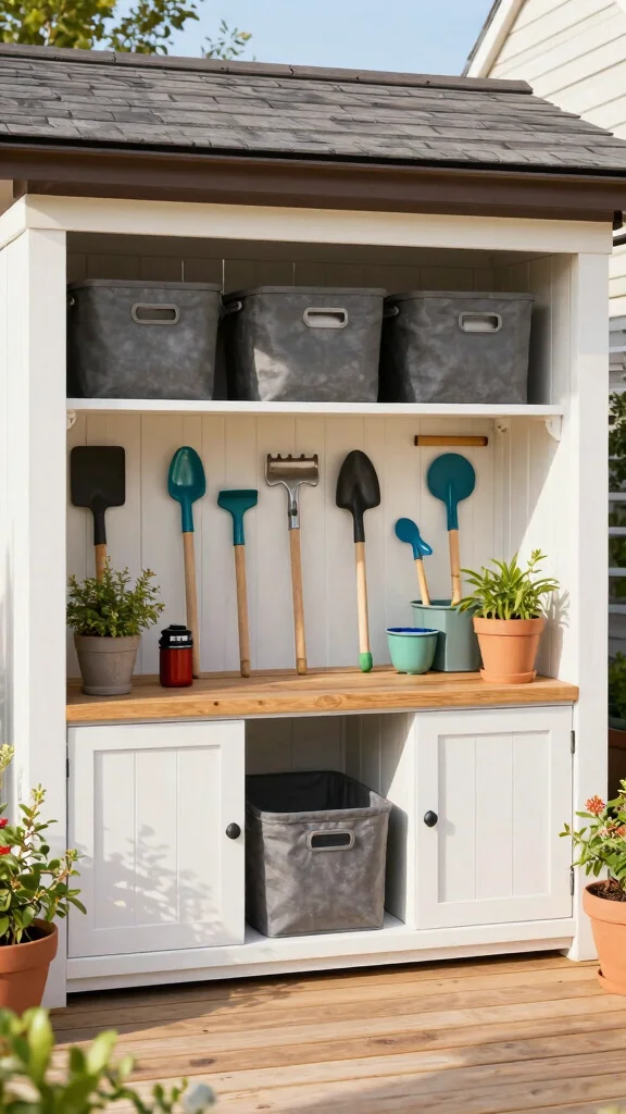 12 Outdoor Storage Room Ideas for a Weatherproof Functional Space - 11. Under-Deck Storage Solutions 1