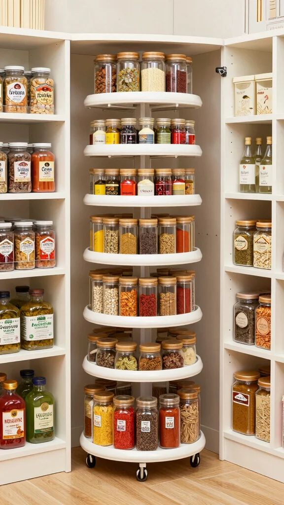 12 Storage Room Pantry Ideas for a Well-Stocked Organized Food Space - 8. Use The Corners Wisely 1