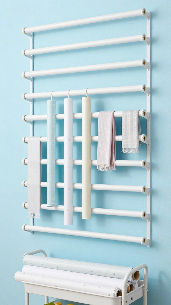 12 Storage Room Renovation Ideas for a Transformed Functional Space - 8. Creative Use of Tension Rods 1