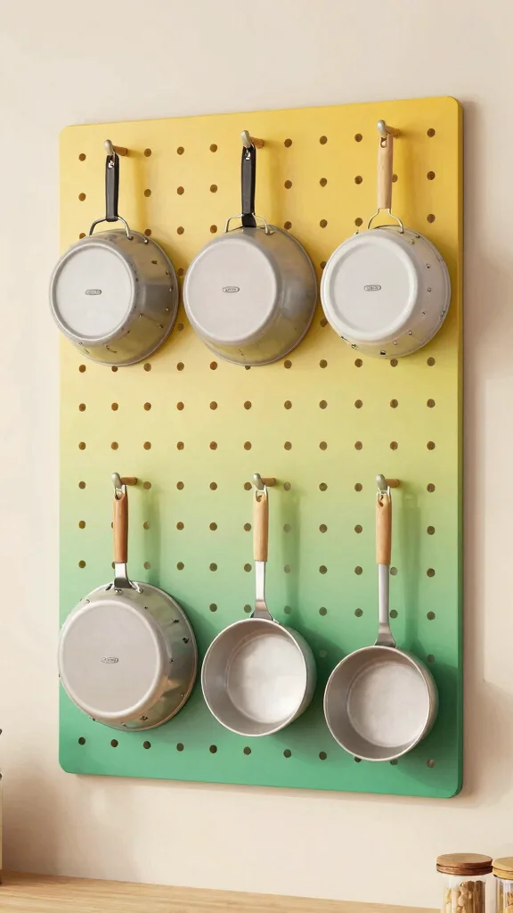 12 Storage Room for Kitchen Ideas for a Well-Stocked Organized Pantry - 12. Pegboard for Versatile Storage 1