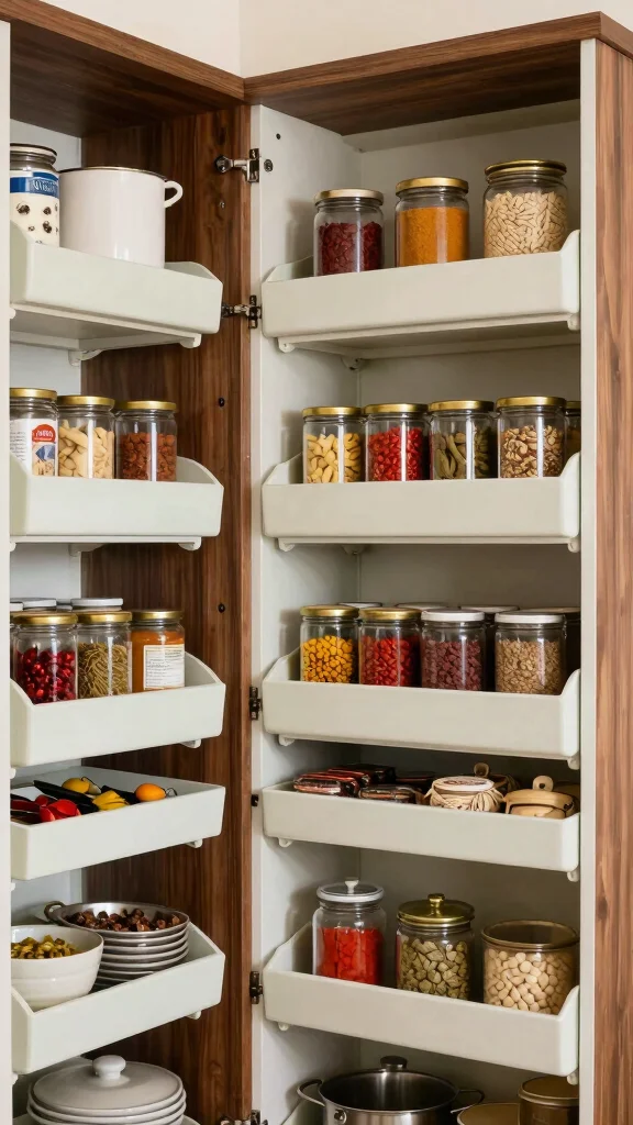 12 Storage Room for Kitchen Ideas for a Well-Stocked Organized Pantry - 2. Adjustable Shelf Systems 1