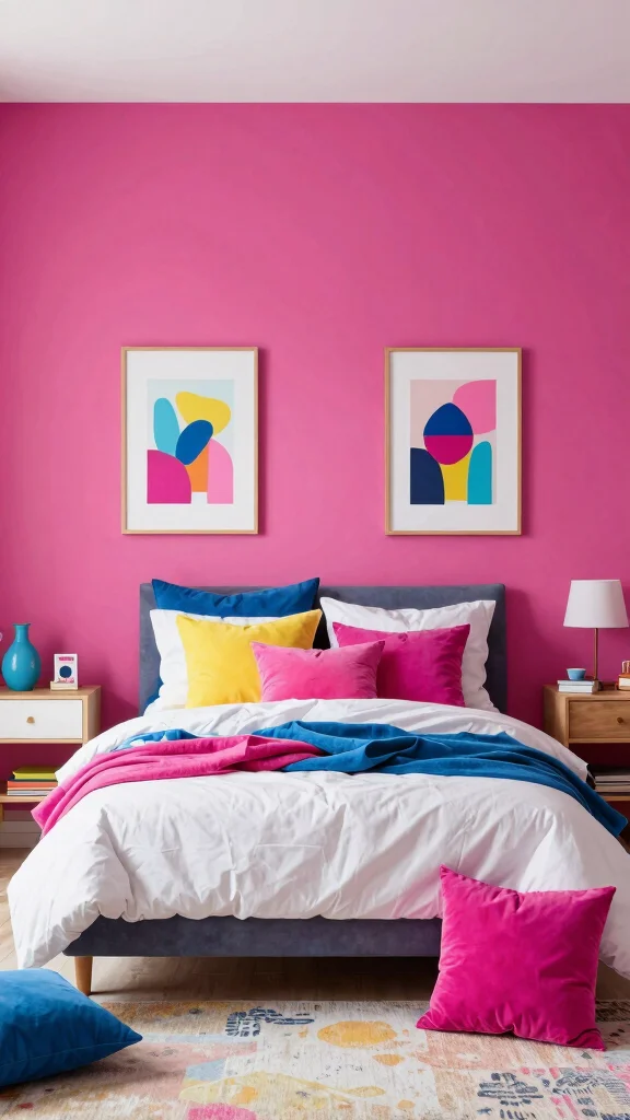 12 Storage Room to Bedroom Conversion Ideas for a Functional New Space - 8. Brilliant Use of Color 1