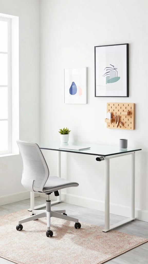 12 Storage Room to Office Conversion Ideas for a Productive Workspace - 2. Bright and Minimalist Design 1