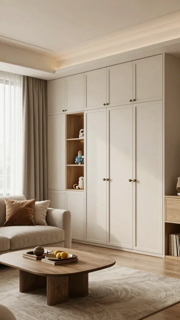 12 Toy Storage Ideas for the Living Room for a Tidy Family-Friendly Space - 11. Hidden Toy Storage in Design 1