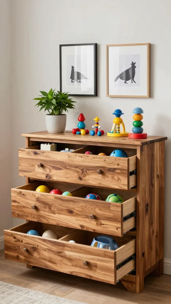 12 Toy Storage Ideas for the Living Room for a Tidy Family-Friendly Space - 6. Drawer Units 1