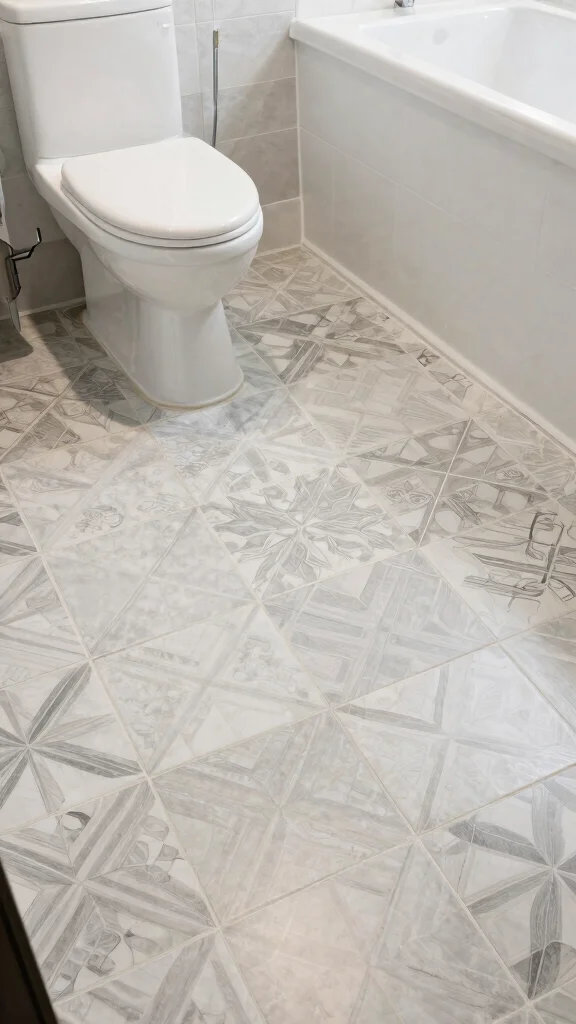 13 Basement Bathroom Ideas for a Stylish Functional Lower Level - 10. Practical Flooring Solutions 1