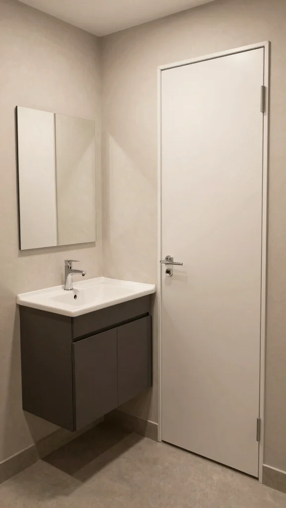 13 Basement Bathroom Ideas for a Stylish Functional Lower Level - 11. Space-Saving Features 1