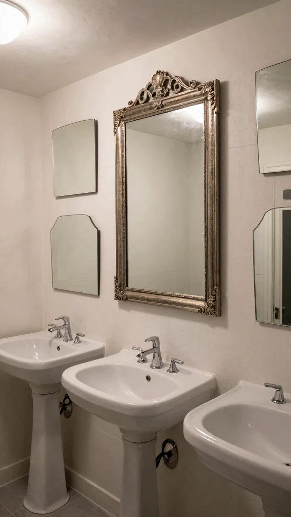13 Basement Bathroom Ideas for a Stylish Functional Lower Level - 8. Utilize Mirrors Wisely 1