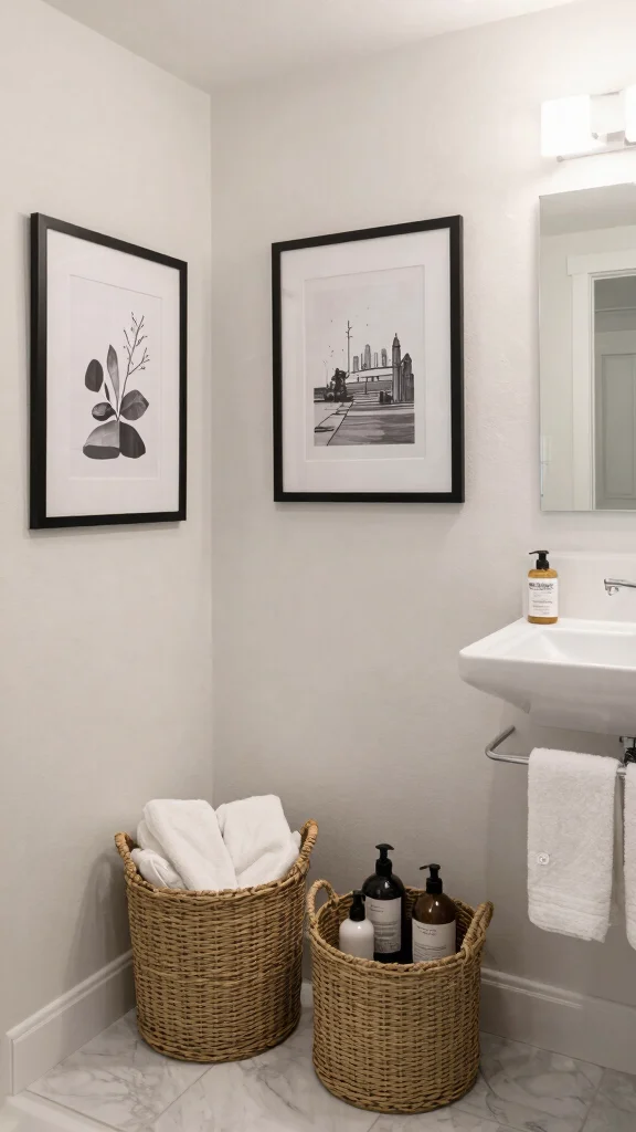 13 Basement Bathroom Ideas for a Stylish Functional Lower Level - 9. Accessorize with Care 1