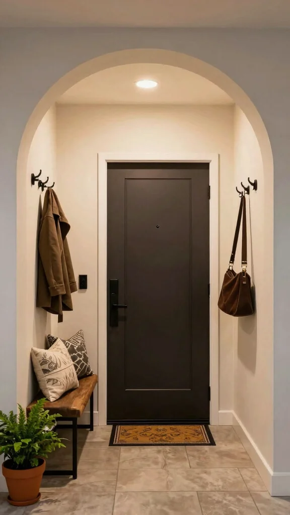 13 Basement Decorating Ideas for a Cozy Stylish Living Space - 13. Don't Forget the Entrance 1