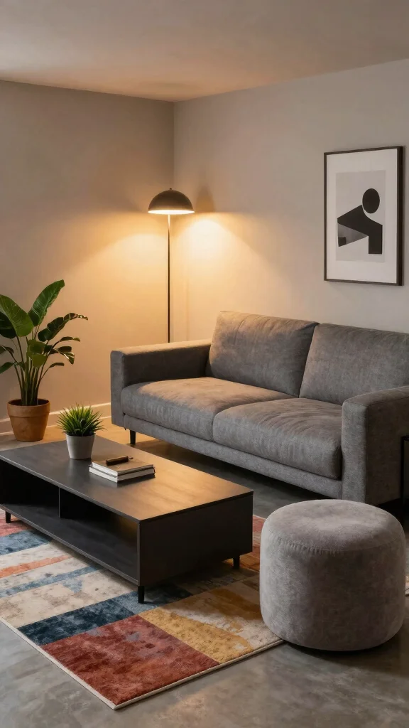 13 Basement Decorating Ideas for a Cozy Stylish Living Space - 2. Utilize Multi-Functional Furniture 1
