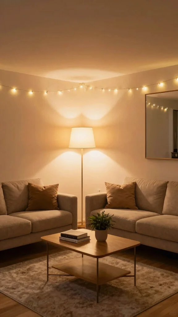 13 Basement Decorating Ideas for a Cozy Stylish Living Space - 3. Embrace Warm Lighting 1