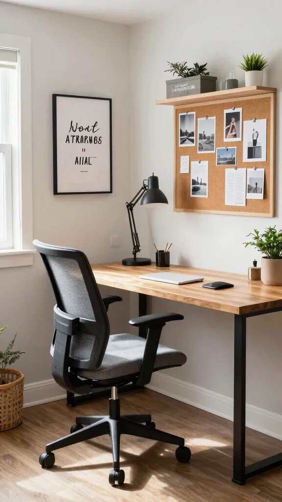 13 Basement Decorating Ideas for a Cozy Stylish Living Space - 5. Design a Creative Workspace 1