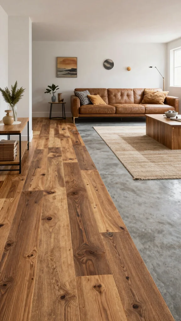13 Basement Finishing Ideas for a Polished Beautiful Lower Level - 5. Sustainable Flooring Options 1