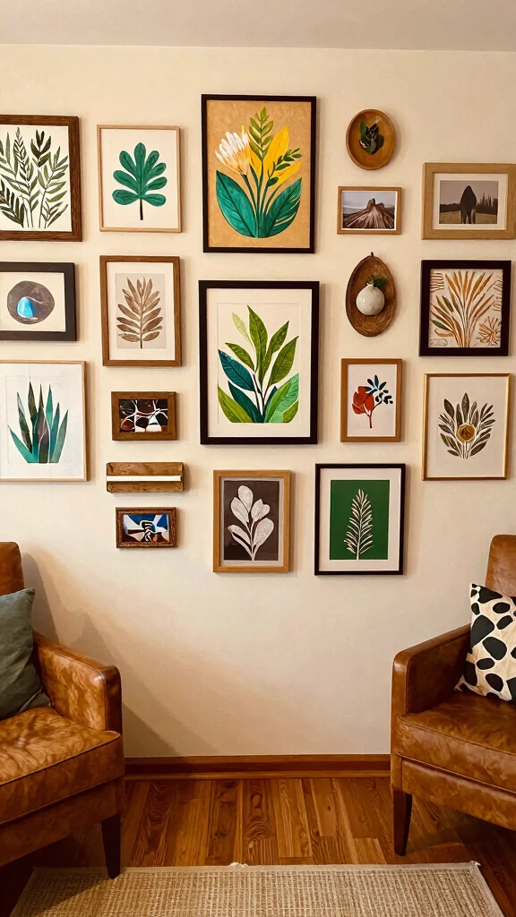 13 Basement Finishing Ideas for a Polished Beautiful Lower Level - 9. Stylish Wall Art and Decor 1