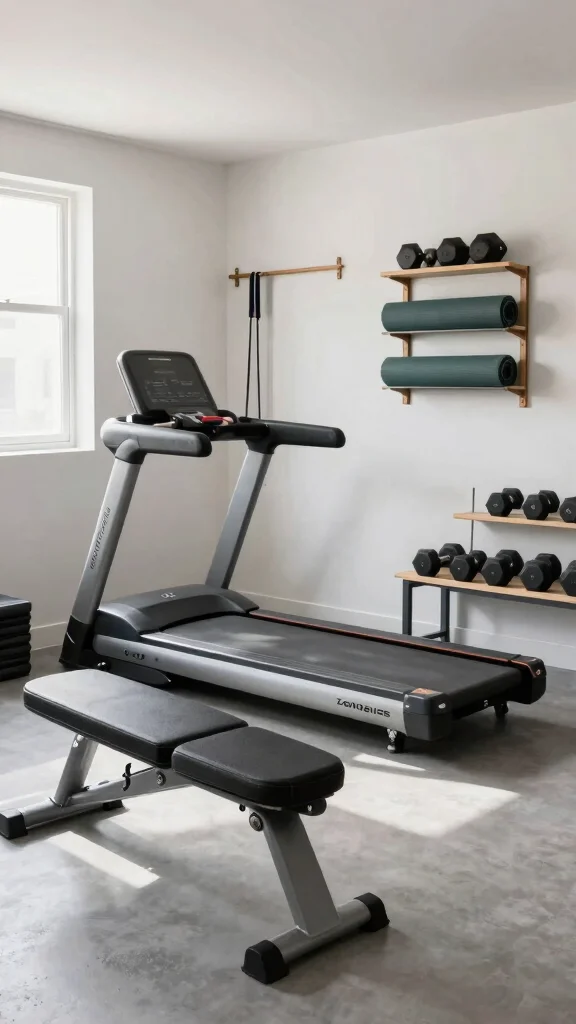 13 Basement Gym Ideas for a Functional Motivating Home Workout Space - 1. Functional Multi-Purpose Equipment 1