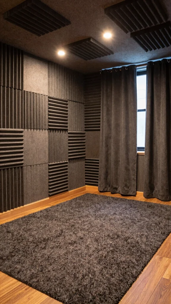 13 Basement Gym Ideas for a Functional Motivating Home Workout Space - 9. Soundproofing Solutions 1