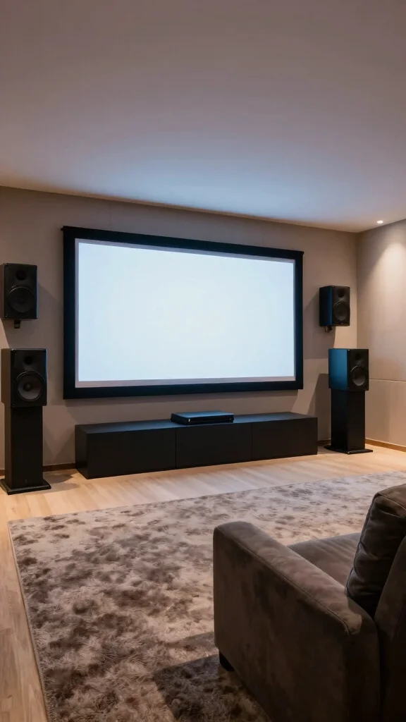 13 Basement Home Theater Ideas for a Cinematic Immersive Movie Experience - 2. State-of-the-Art Sound Systems 1