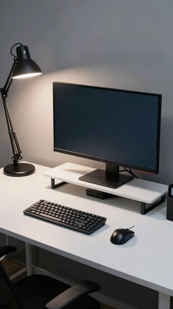 13 Basement Office Ideas for a Productive Stylish Home Workspace - 9. Functional Tech Setup 1