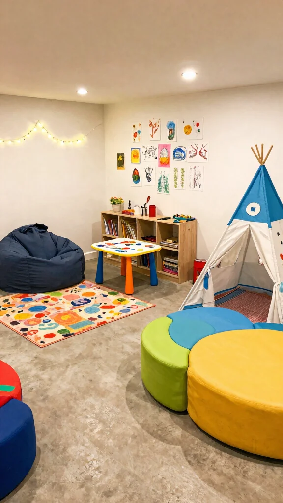 13 Basement Playroom Ideas for a Fun Safe Organized Kids Space - 1. Dreamy Themed Zones 1