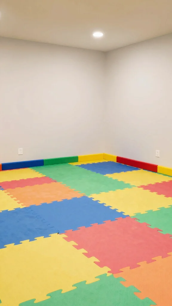 13 Basement Playroom Ideas for a Fun Safe Organized Kids Space - 4. Safe Playroom Features 1