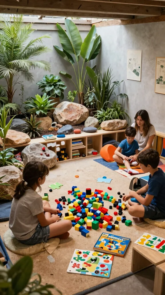 13 Basement Playroom Ideas for a Fun Safe Organized Kids Space - 9. Tech-Free Zones 1
