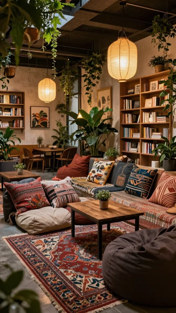 13 Basement Renovation Ideas That Add Value and Beauty to Your Home - 11. Bohemian Lounge 1