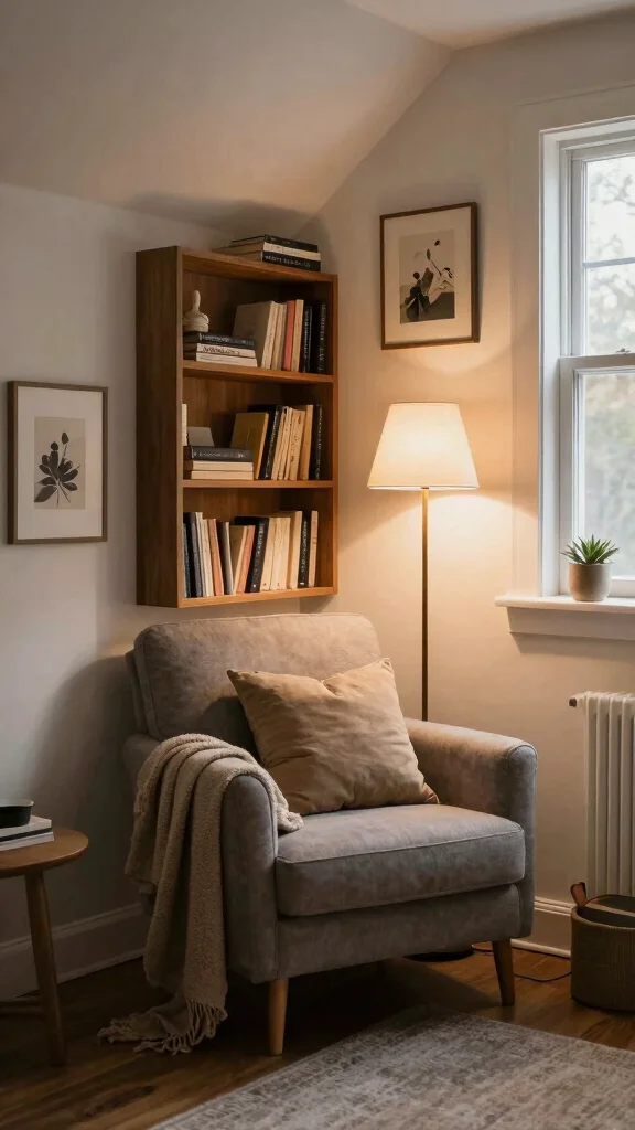 13 Basement Renovation Ideas That Add Value and Beauty to Your Home - 13. Inviting Reading Nook 1