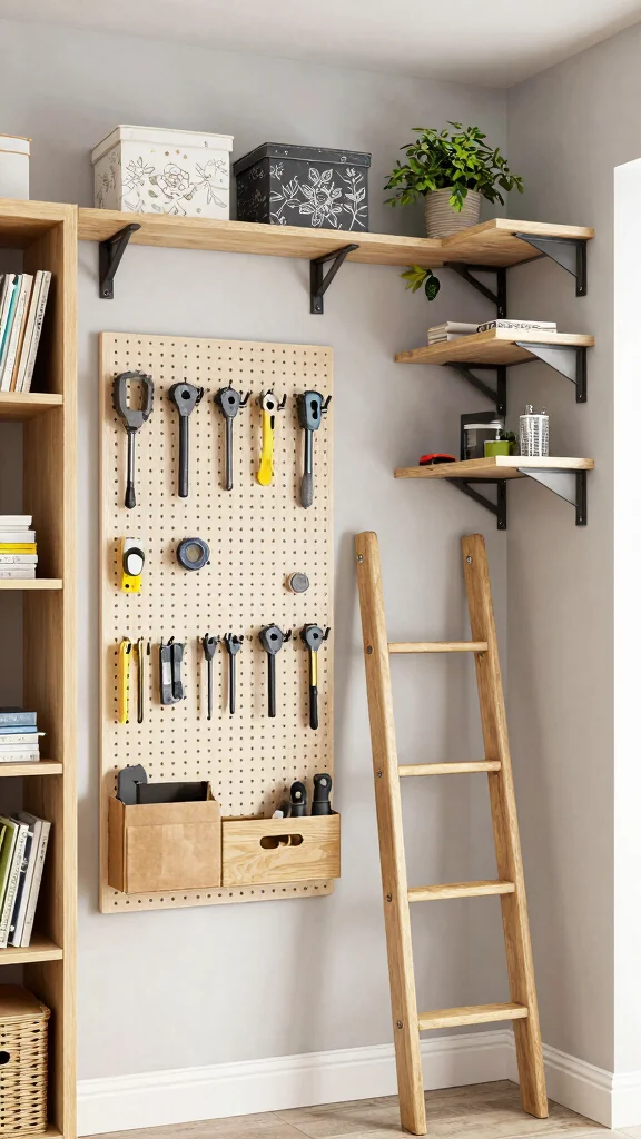 13 Basement Storage Room Ideas for a Functional Organized Space - 2. Vertical Storage Solutions 1
