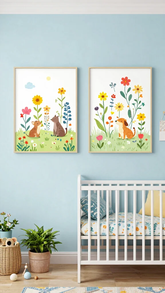 13 Nursery Art Print Ideas for a Curated Beautiful Baby Room Display - 12. Seasonal Themes 1