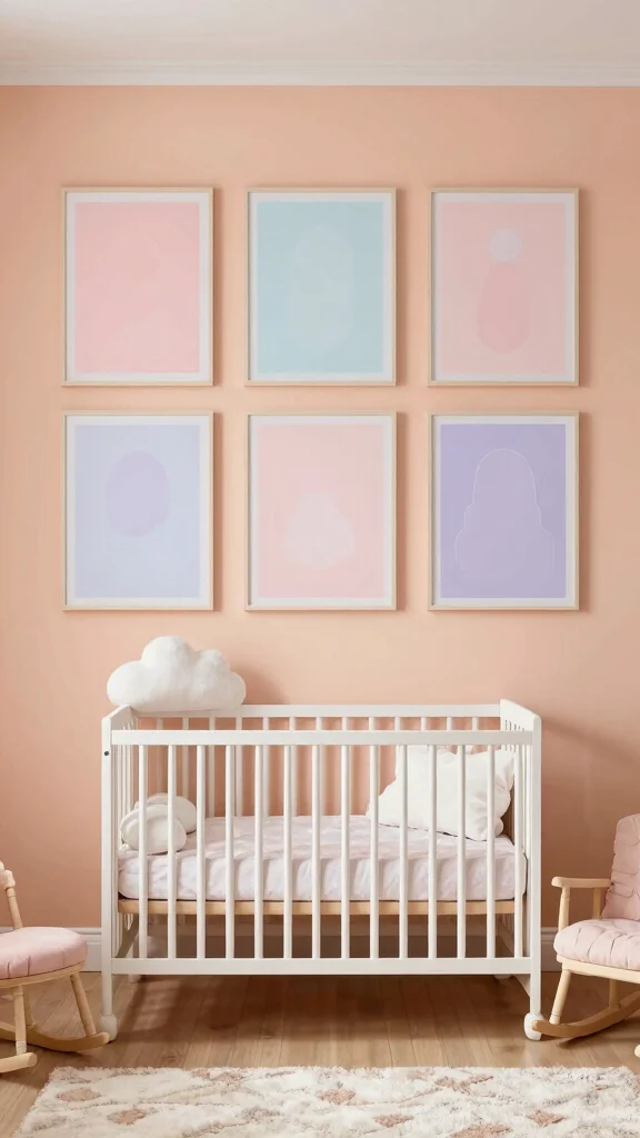 13 Nursery Art Print Ideas for a Curated Beautiful Baby Room Display - 2. Dreamy Pastels 1