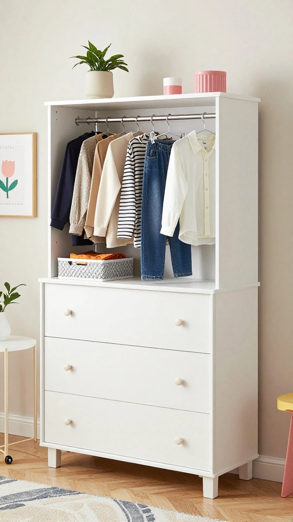 13 Nursery Dresser Organization Ideas for a Tidy Functional Baby Room - 11. Think Seasonally with Baby Clothes 1