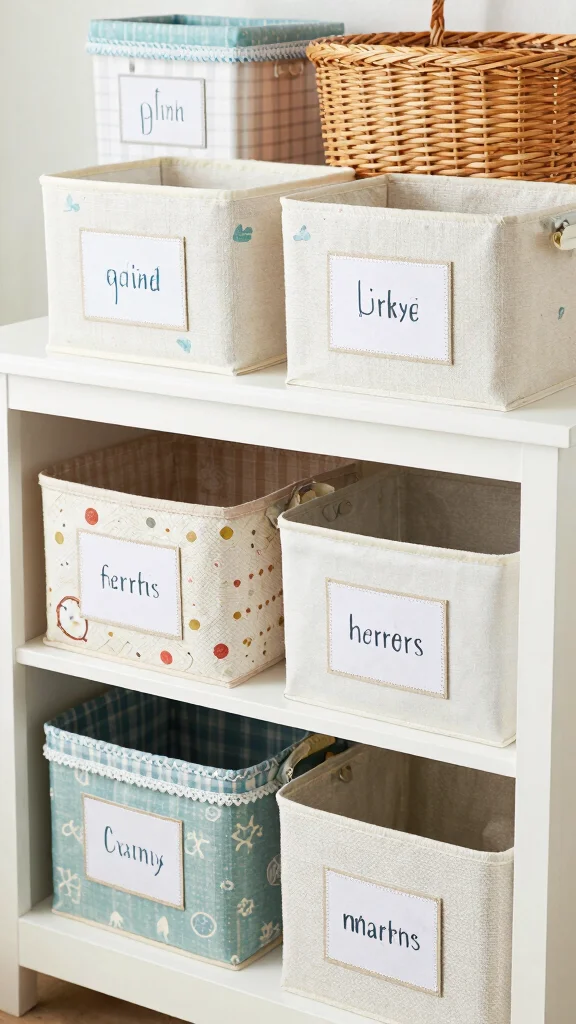 13 Nursery Dresser Organization Ideas for a Tidy Functional Baby Room - 12. Create a Personal Touch with Labels 1