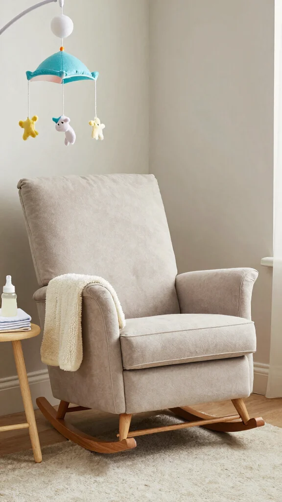 13 Nursery Ideas for Twins for a Functional Beautiful Shared Baby Room - 12. Comfort and Style with Rocking Chairs 1