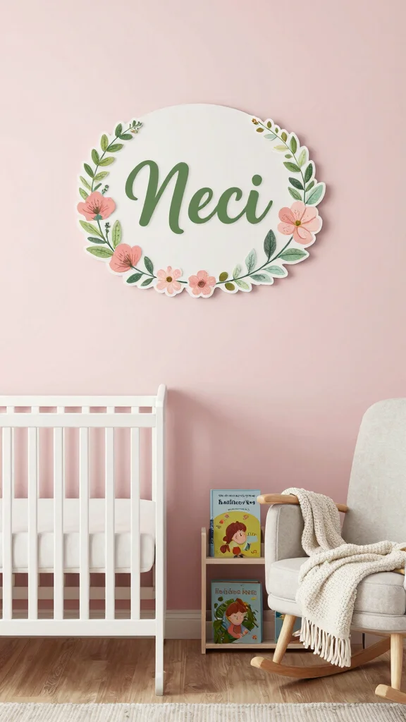 13 Nursery Wall Art Ideas for a Beautiful Personal Baby Room Display - 3. Personalized Artwork 1