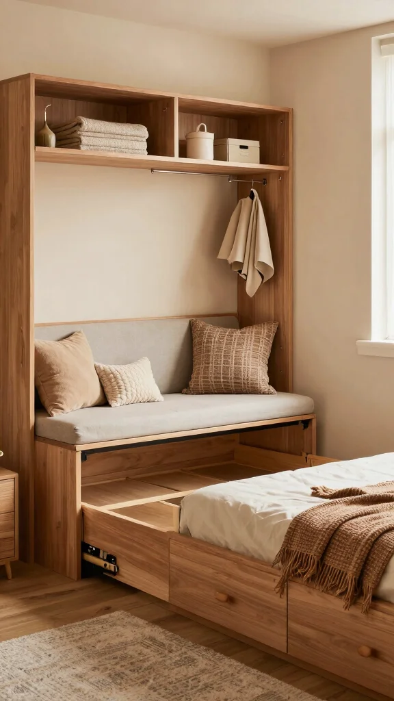 13 Storage Room Layout Ideas for Every Shape, Size, and Organization Style - 11. Hidden Storage Solutions 1