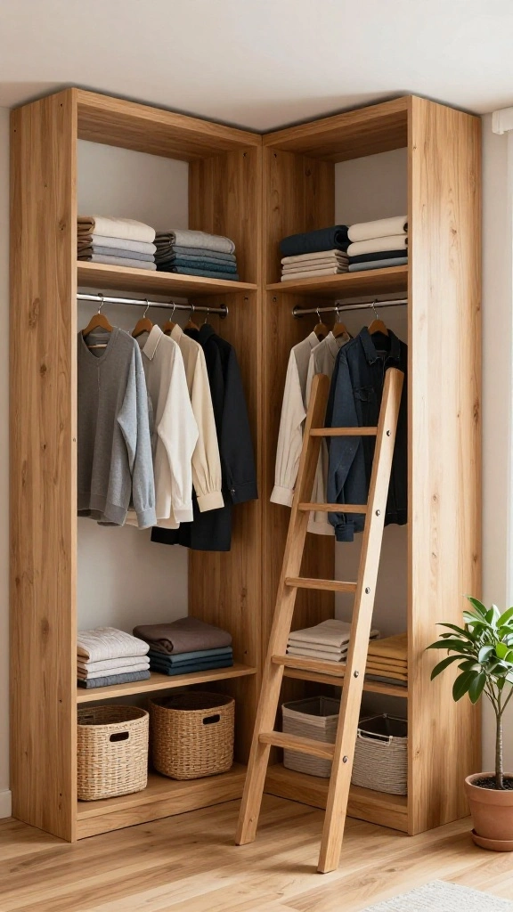 13 Storage Room for Clothes Ideas for a Tidy Organized Wardrobe Space - 1. Utilize Vertical Space with Shelving Units 1