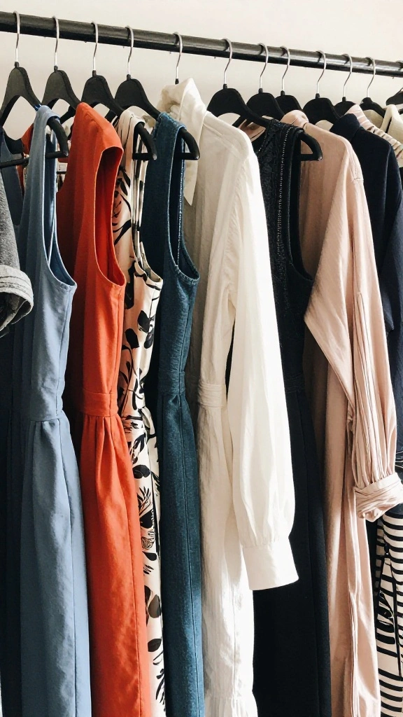 13 Storage Room for Clothes Ideas for a Tidy Organized Wardrobe Space - 11. Explore Color-Coded Organization 1