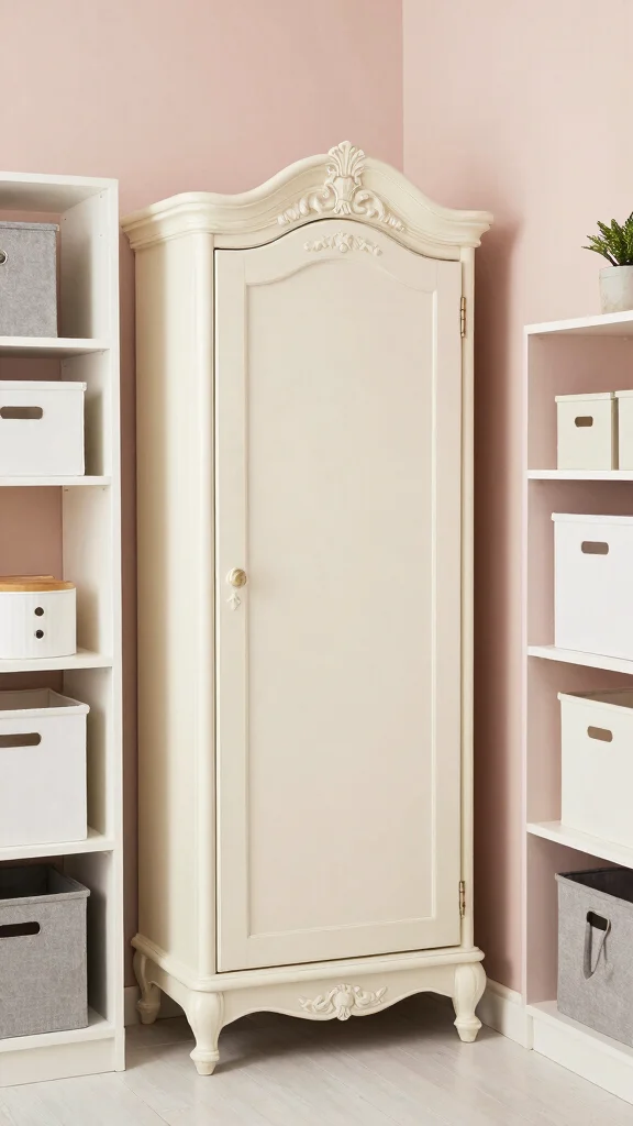 13 Storage Room for Clothes Ideas for a Tidy Organized Wardrobe Space - 12. Add a Statement Piece to Your Storage Area 1