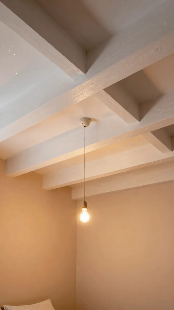14 Basement Bedroom Ideas for a Cozy Comfortable Lower Level Sleep Space - 14. Create a Dreamy Ceiling Treatment 1