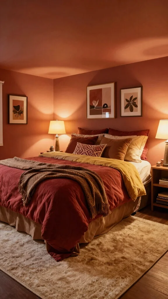 14 Basement Bedroom Ideas for a Cozy Comfortable Lower Level Sleep Space - 2. Choose Warm Color Palettes 1