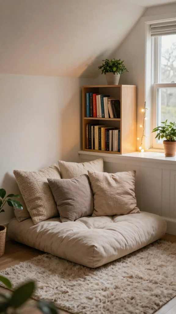 14 Basement Design Ideas From Cozy to Luxurious - 1. Cozy Reading Nook 1