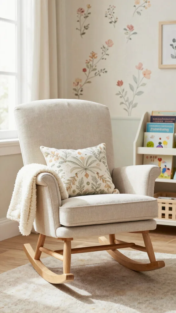 14 Nursery Furniture Ideas for a Functional Beautiful Baby Room - 3. Stylish Rocking Chairs 1